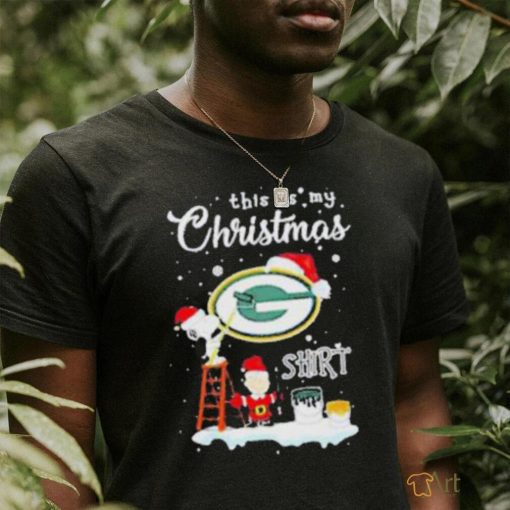 Snoopy and Charlie Brown NFL Green Bay Packers This Is My Christmas Shirt