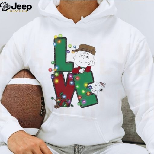 Snoopy and Charlie Brown love christmas shirt