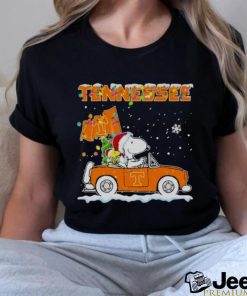 Snoopy and Tennessee Vols Christmas Car 2023 Shirt