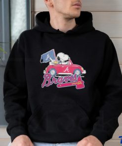 Snoopy and Woodstock Car Atlanta Braves 2023 shirt