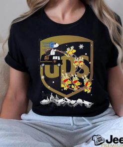 Snoopy and Woodstocks reindeer car UPS merry christmas shirt