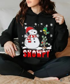 Snoopy and woodstock snowpy merry christmas shirt