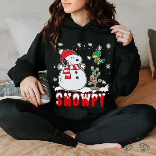 Snoopy and woodstock snowpy merry christmas shirt