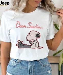 Snoopy dear santa theme shirt