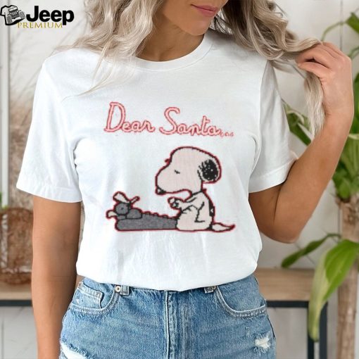 Snoopy dear santa theme shirt