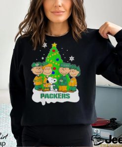 Snoopy the Peanuts Green Bay Packers Christmas Shirt