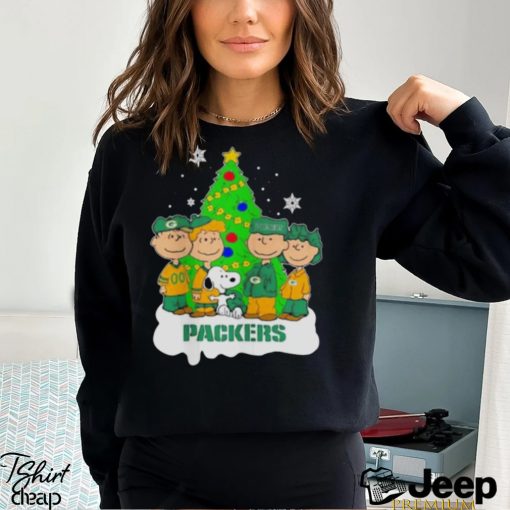 Snoopy the Peanuts Green Bay Packers Christmas Shirt