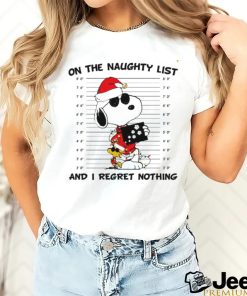 Snoopy’s Naughty List Xmas Lights Shirt