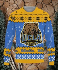 Snow Team Logo UCLA Bruins Gifts For Fan Christmas Tree Knitted Xmas Sweater Gift Holidays