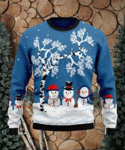 Snowman Beauty Ugly Christmas Sweater Style Gift For Men And Women