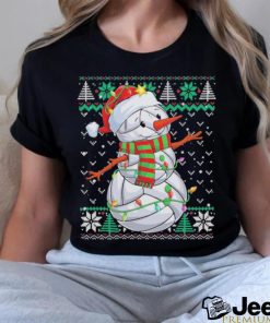 Snowman Volleyball Christmas Ball Ugly Sweater T Shirt