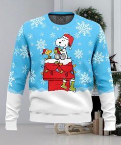 Snowy Christmas Snoopy Ugly Christmas Sweater Xmas 3D Printed Christmas Sweater Gift