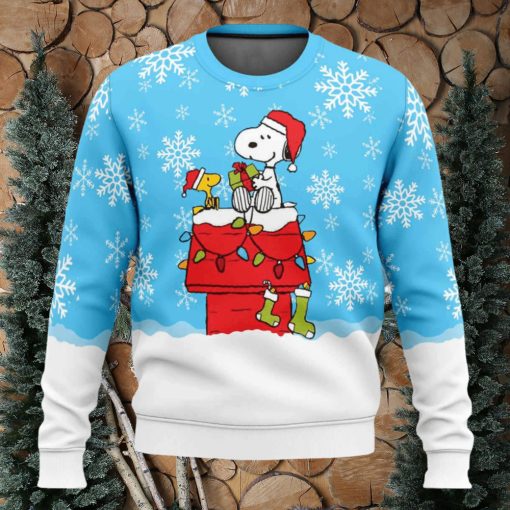 Snowy Christmas Snoopy Ugly Christmas Sweater