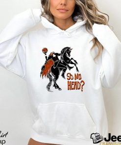 So no head spooky pumpkin head Halloween shirt