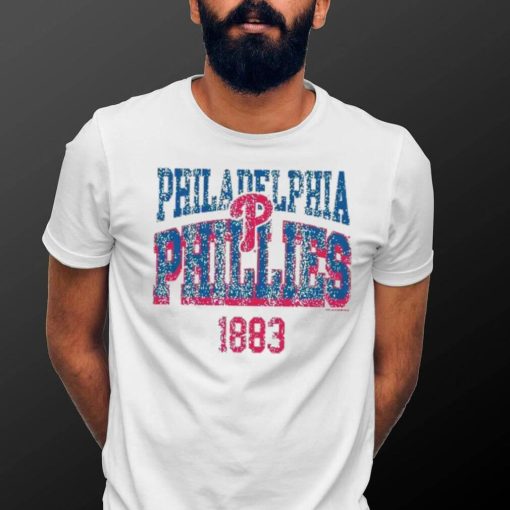 Soft As A Grape Women’s Philadelphia Phillies White Wordmark Shirt