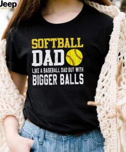 Softball Dad Like A Baseball But With Bigger Balls Father’s Unisex Tank Top