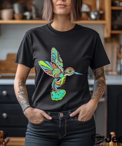 Soja Hummingbird Zip Shirt