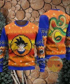 Son Goku & Shenron Art Cool Ugly Xmas Sweater