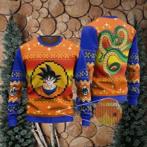 Son Goku & Shenron Art Cool Ugly Xmas Sweater