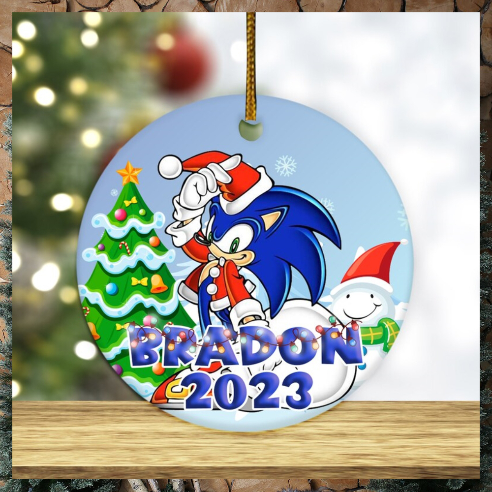 Sonic The Hedgehog 2 Movie Sonic Ornament 