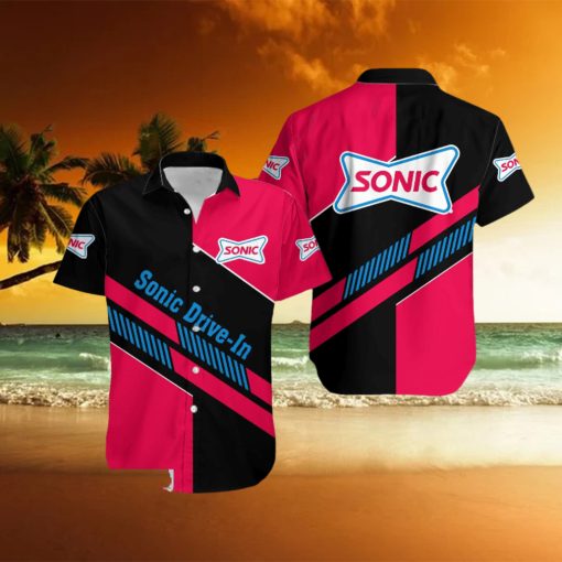 Sonic Drive In New New Aloha Hawaiian Beach Shirt For Summer Tropical Summer