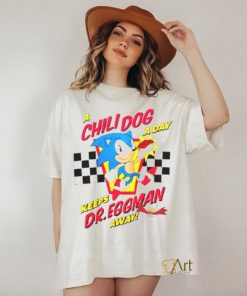 Sonic the Hedgehog Checkered Chili Dog shirt