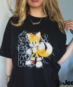 Sonic the Hedgehog Lightning Tails Portrait Youth T Shirt