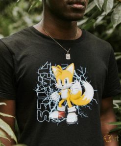 Sonic the Hedgehog Lightning Tails Portrait Youth T Shirt - teejeep