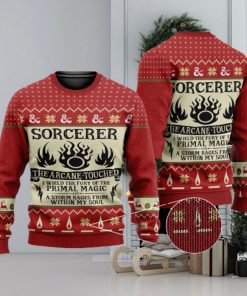 Sorcerer Class Dungeons & Dragons Ugly Gift Christmas 3D Sweater For Men And Women