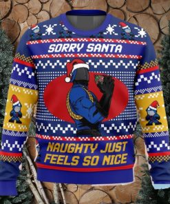 Sorry Santa Cobra Commander GI Joe Ugly Christmas 3D Sweater Gift For Men And Women