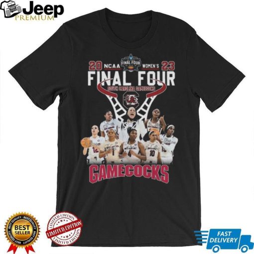 South Carolina Gamecocks 2023 ncaa women’s final four signatures shirt