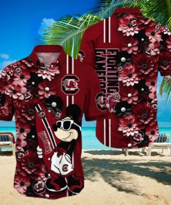 South Carolina Gamecocks Aloha Mick Pattern Hawaiian Shirt For Fans