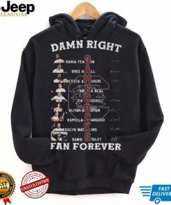 South Carolina Gamecocks Damn Right Fan Forever Signatures shirt