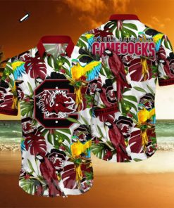 South Carolina Gamecocks NCAA Floral 3D Full Print Hawaiian Shirt