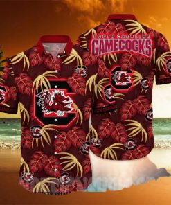 South Carolina Gamecocks NCAA Floral Full Print Unisex Hawaiian Shirt