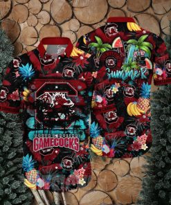South Carolina Gamecocks NCAA Flower Unisex Full Printed Hawaiian Shirt