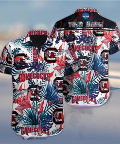 South Carolina Gamecocks NCAA1 Team Aloha Hawaiian Shirt Custom Name For Fans