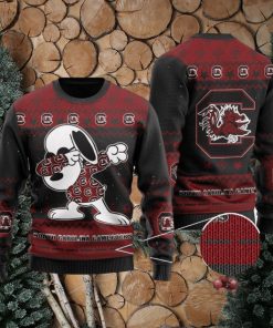 South Carolina Gamecocks Snoopy Dabbing Holiday Party Ugly Christmas Sweater Perfect Holiday Gift