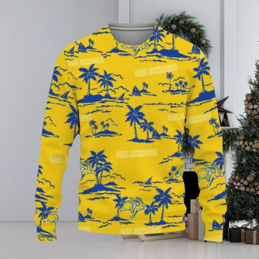 South Dakota State Jackrabbits Aloha Hawaii Beach Knitted Christmas Sweater