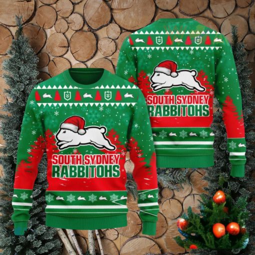 South Sydney Rabbitohs 3D Christmas Sweater 2023