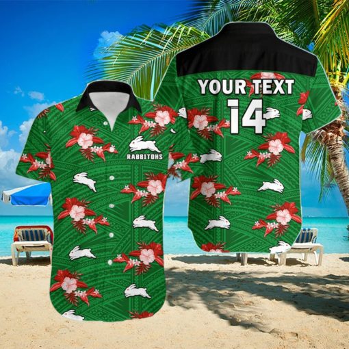 South Sydney Rabbitohs Personalized NRL 2023 Tropical Hawaiian Best Gift For Men And Women Fans hawaiian shirt