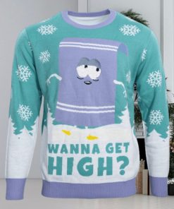 Southpark Towelie Red Eyes Ugly Christmas Sweater