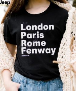 Sox Addict London Paris Rome Fenway Hoodie shirt