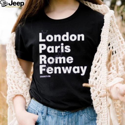 Sox Addict London Paris Rome Fenway Hoodie shirt