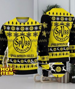 SpVgg Bayreuth 1921 e.V. 3D Christmas Ugly Christmas Sweater Christmas Gift Bundesliga Fans