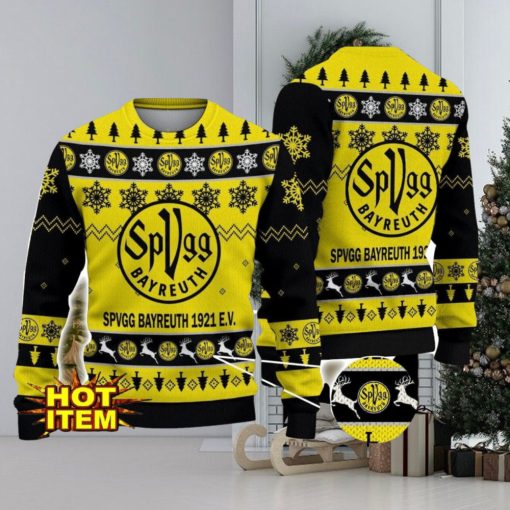 SpVgg Bayreuth 1921 e.V. 3D Christmas Ugly Christmas Sweater Christmas Gift Bundesliga Fans