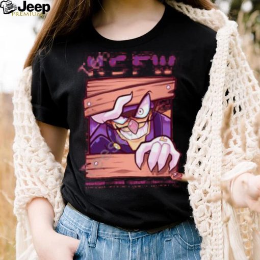 Spaicy Nsfw Never Safe From Waluigi Tee shirt