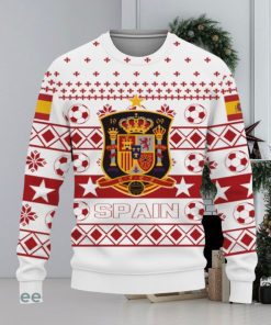 Spain National World Cup Soccer Team Qatar World Cup Champions Soccer Team Ugly Xmas Sweater