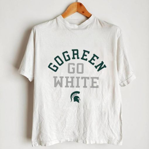 Spartan Strong go green go white shirt