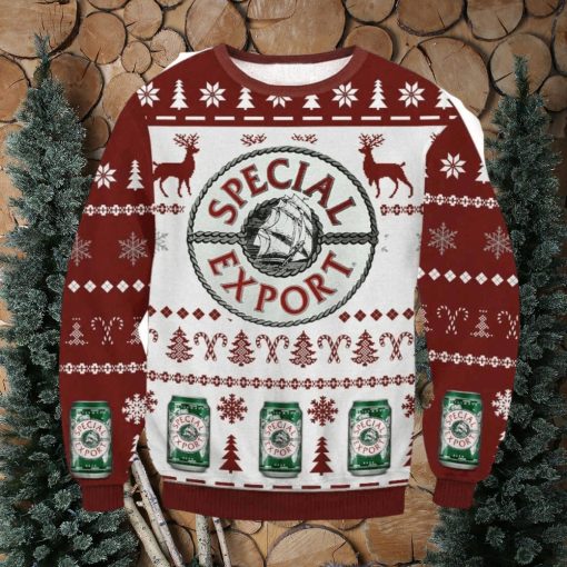 Special Export Beer Ugly Christmas Sweater, Gift for Christmas Holiday